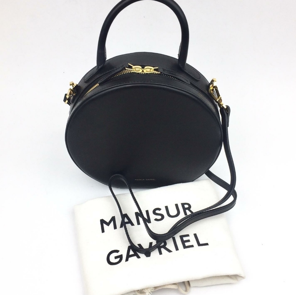 MANSUR GAVRIEL Calfskin Leather Circle Cro… - Picture 4 of 11